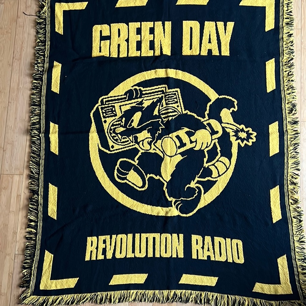 Green Day throw blanket
